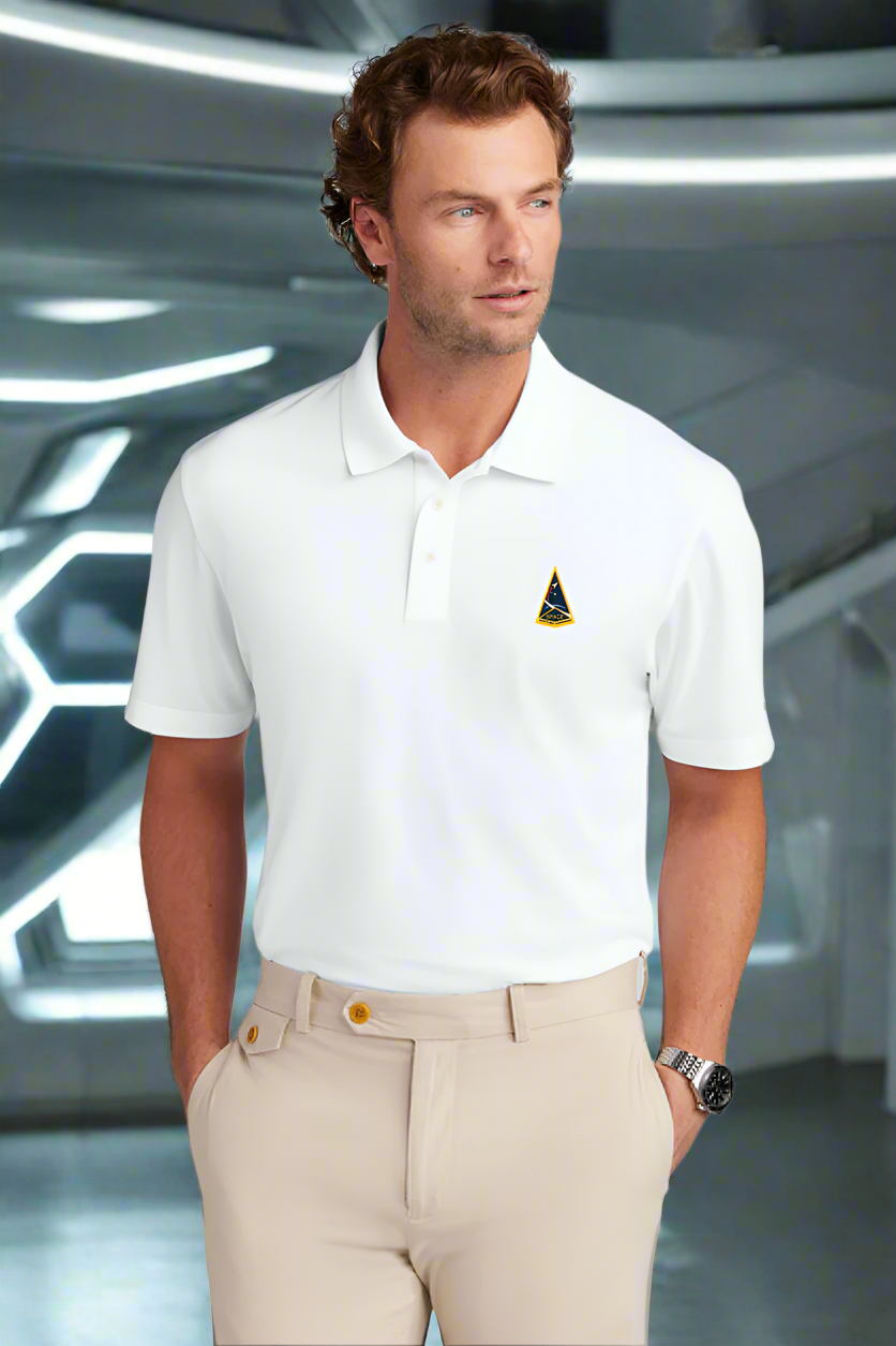 Mesh Pique Performance Polo - Embroidered SSC