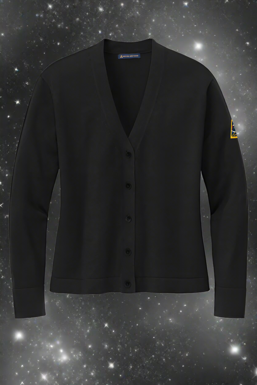 Women’s Cotton Stretch Cardigan Sweater - Embroidered SSC