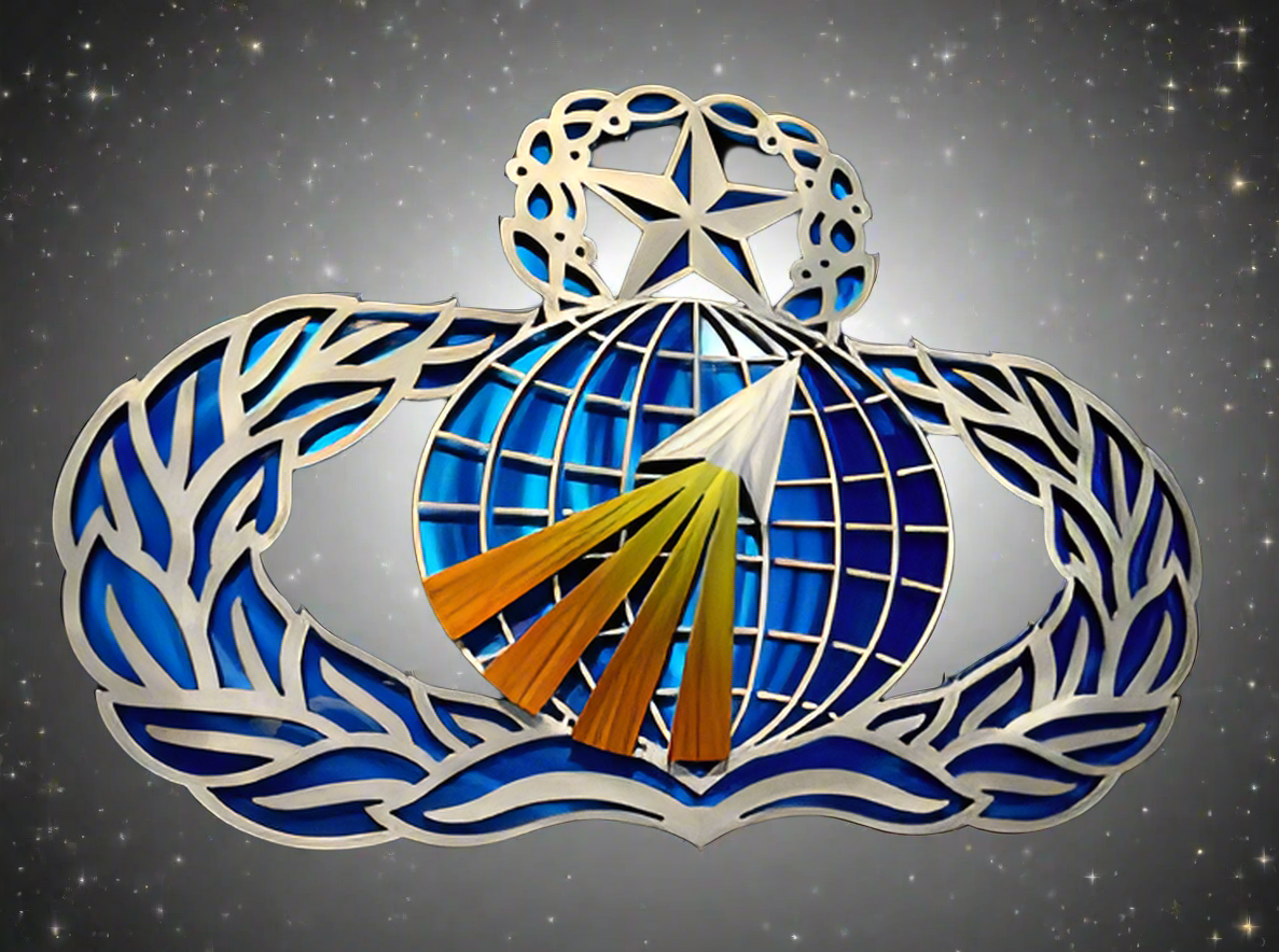 Acquisition and Financial Management Badge - Metal Art