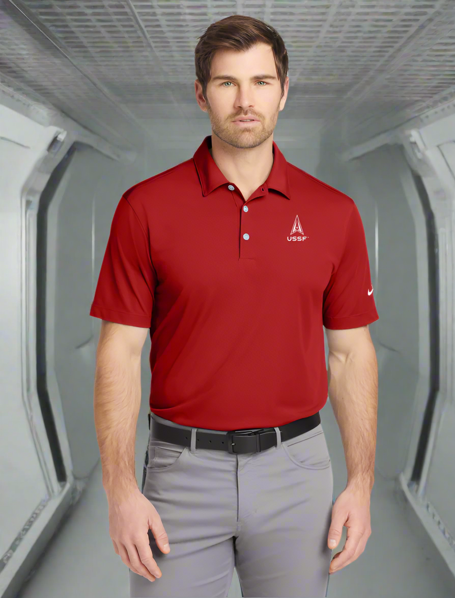 Dri-FIT Vertical Mesh Polo - Embroidered USSF