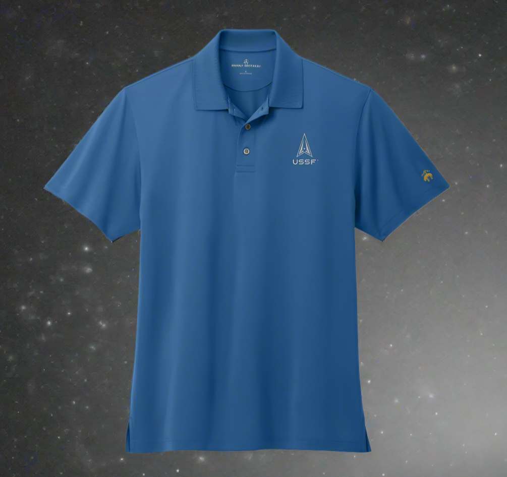 Mesh Pique Performance Polo - Embroidered USSF