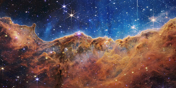 MetalPrint - Cosmic Cliffs Carina Nebula Panorama