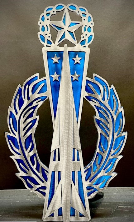 Missile Operator Badge - Metal Art