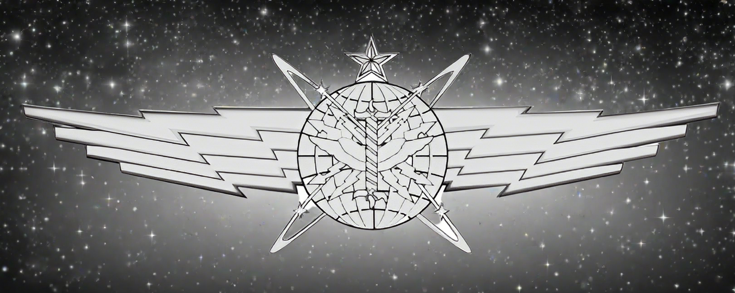 Cyberspace Operator Badge - Metal Art