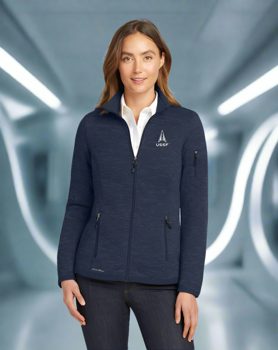 Women's Sweater Fleece Full-Zip - Embroidered USSF