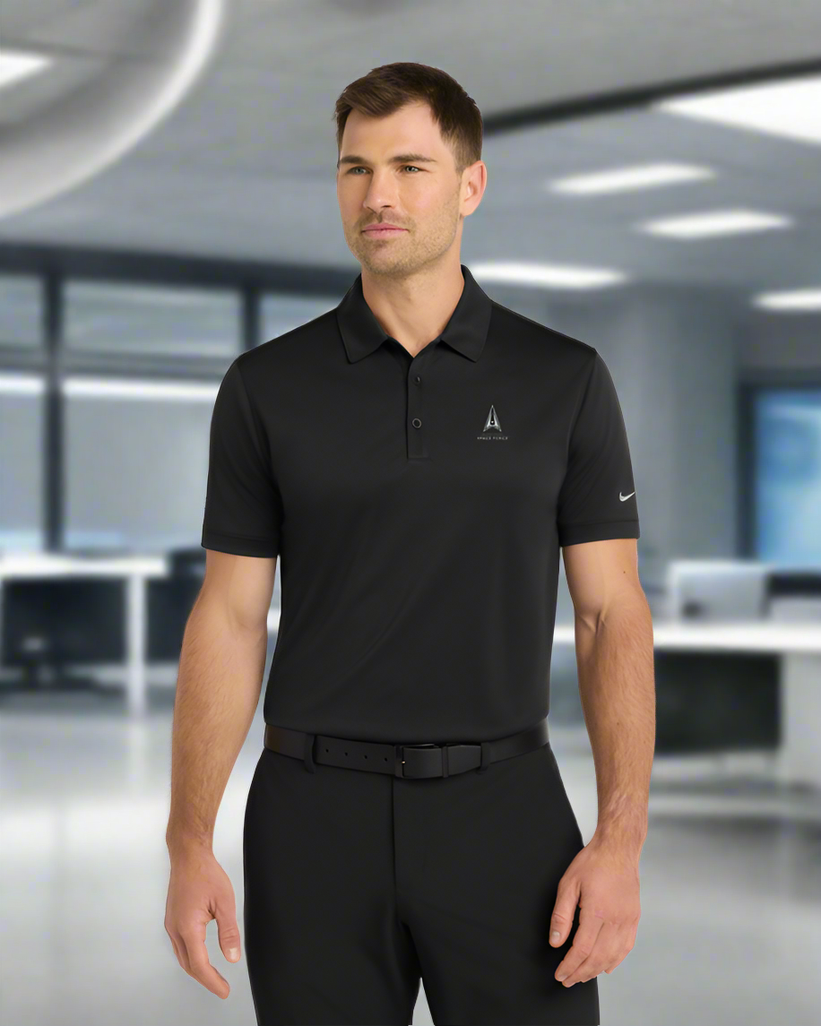 Dri-FIT Players Modern-Fit Polo - Space Force Vertical Logo