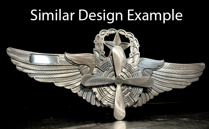 Cyberspace Operator Badge - Metal Art